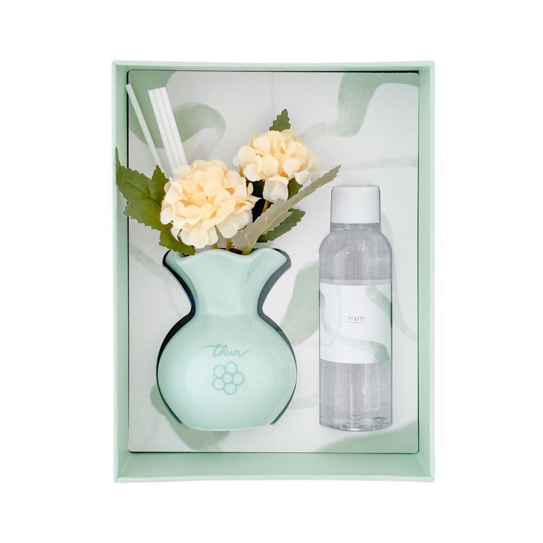 Thun Confezione regalo mini diffusore con fiori, blu - T10596201P00B