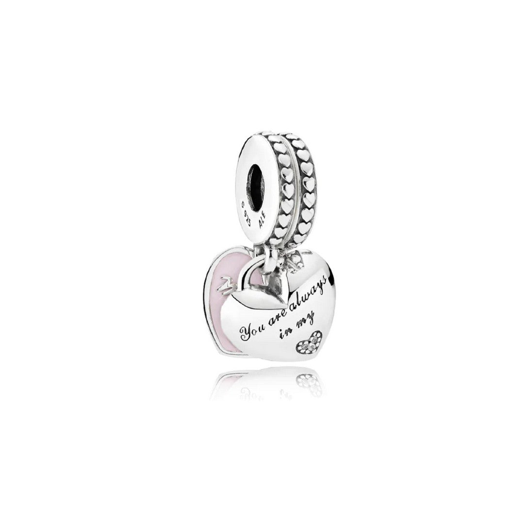 Pendente Donna Pandora Cuori Mamma & Figlia - 792072EN40 - Gioielleria De Patto