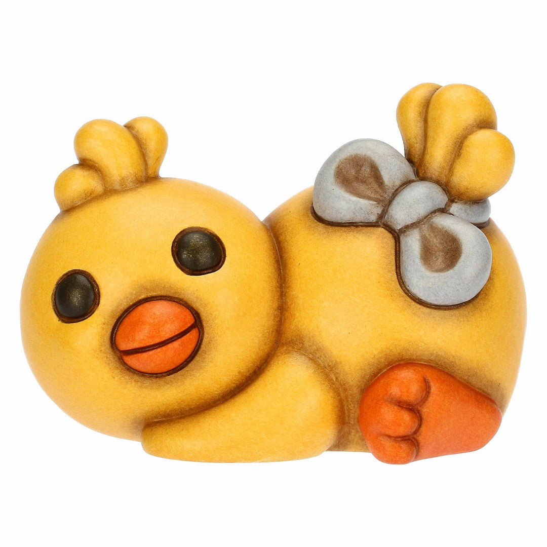 Thun Pulcino Polly con fiocco in ceramica, piccolo - T10116273H90