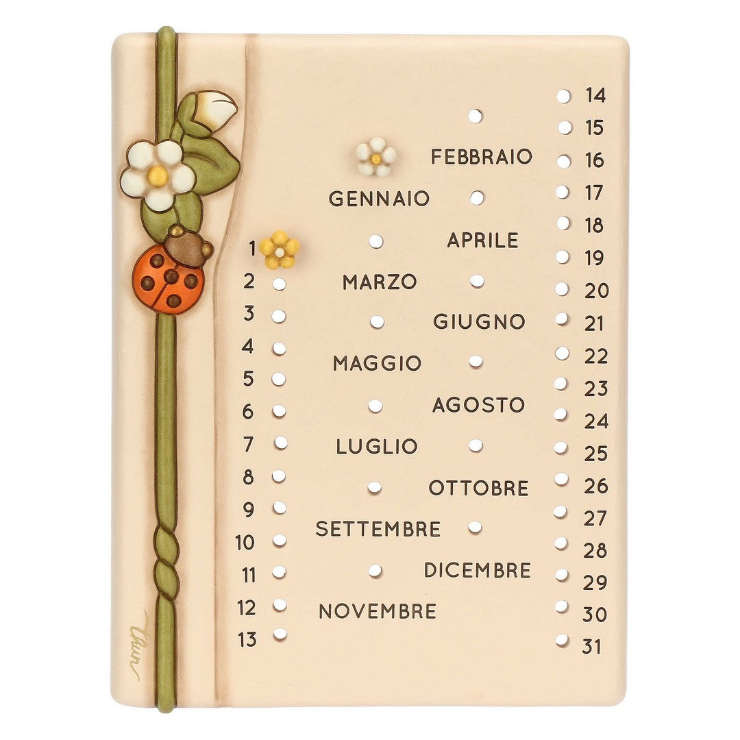 Thun Calendario da muro in ceramica Country Bloom - T10098268H90