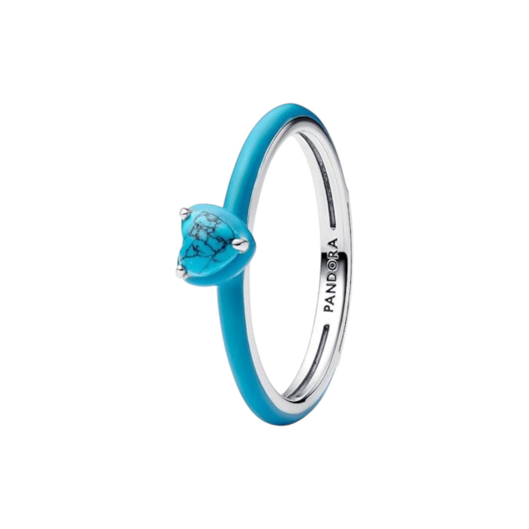 Anello Donna Pandora Turquoise Chakra Heart Pandora ME - 193828C01
