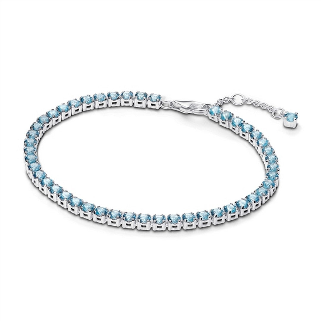 Bracciale Donna Pandora Tennis Cristalli Azzurri - 591469C03