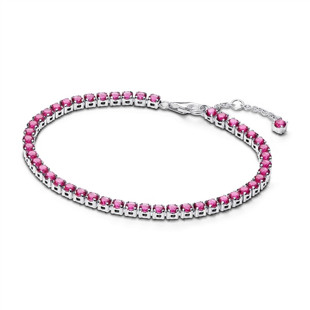Bracciale Donna Pandora Tennis Cristalli Rosa Scuro - 591469C04