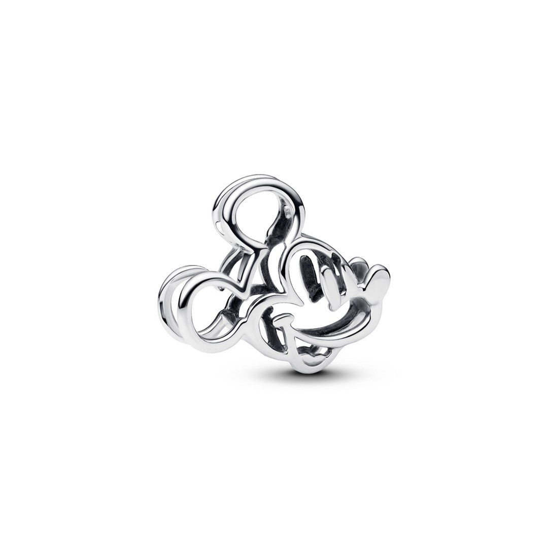 Charm Donna Pandora Disney, Mickey Mouse & Minnie, Openwork Mickey - 793907C00