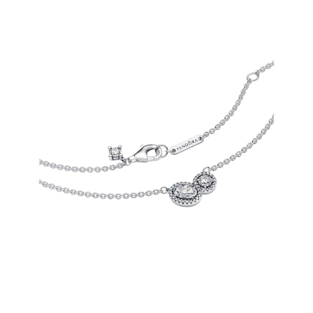 Collana Donna Pandora Doppia Pietra Luminosa - 393776C01