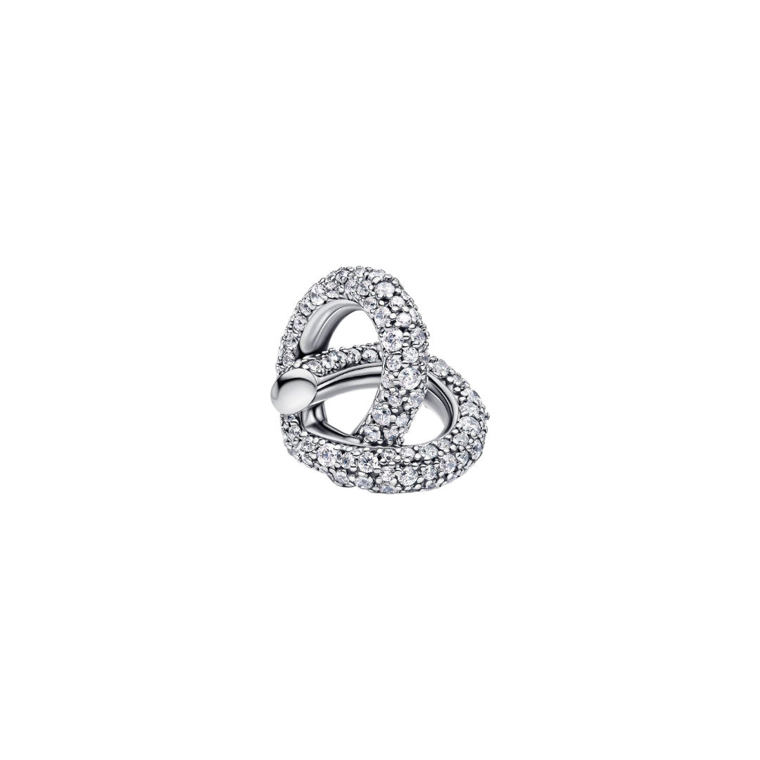 Charm Donna Pandora Cuore Nodo Infinito e Pavè - 793771C01