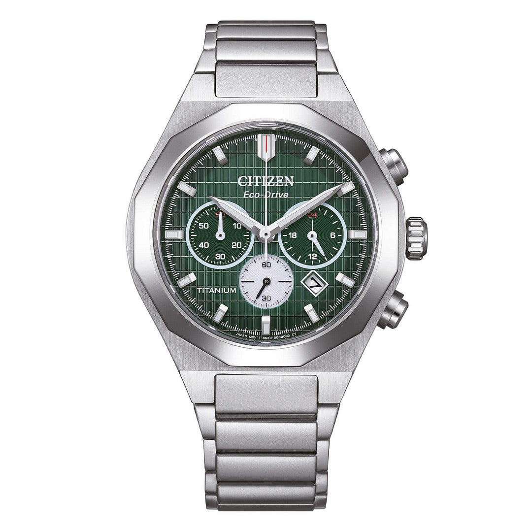 Orologio Citizen Uomo Zenshin Senkei Crono Super Titanio - ca4691-59x