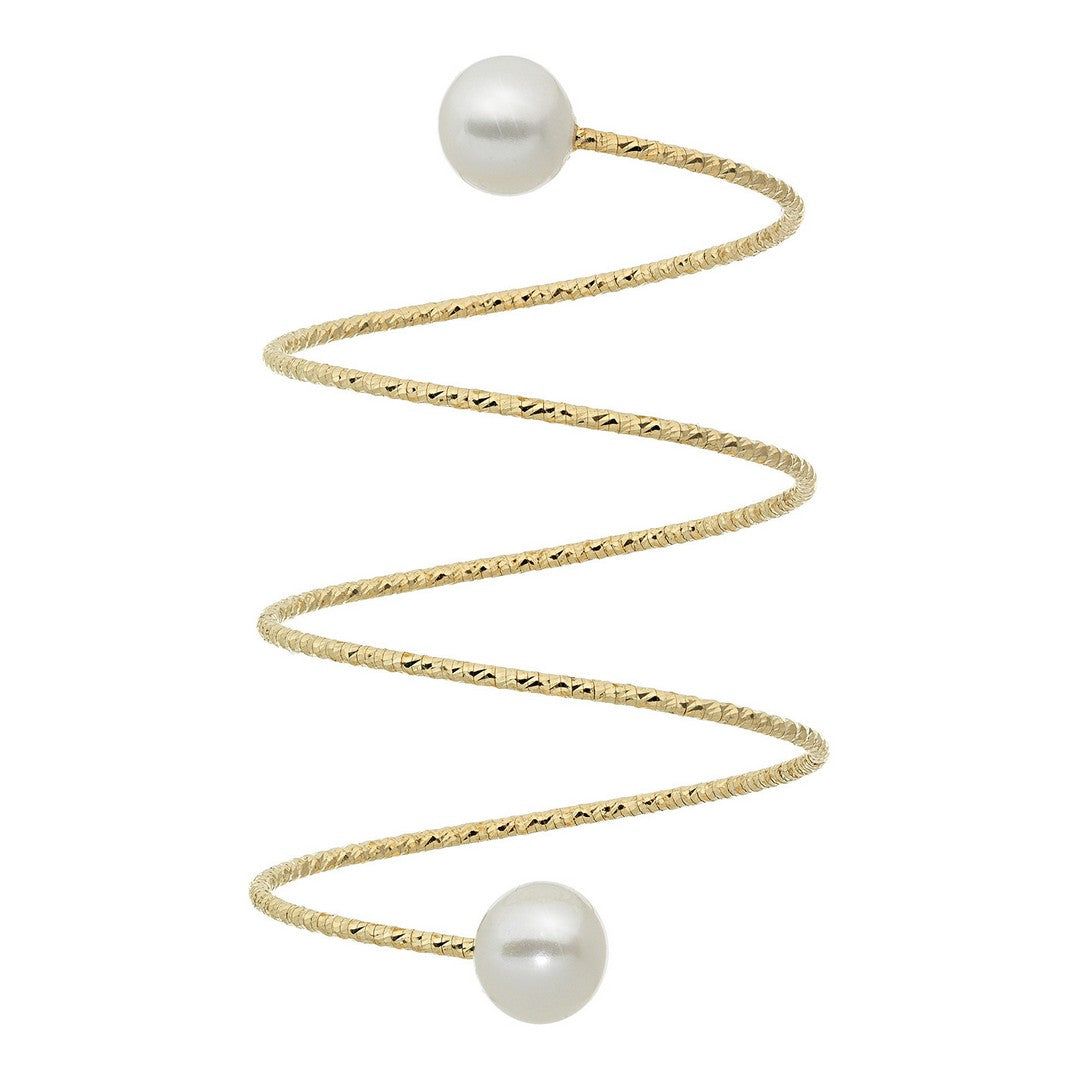 MagicWire Anello Donna 1/2 spirale NEVE