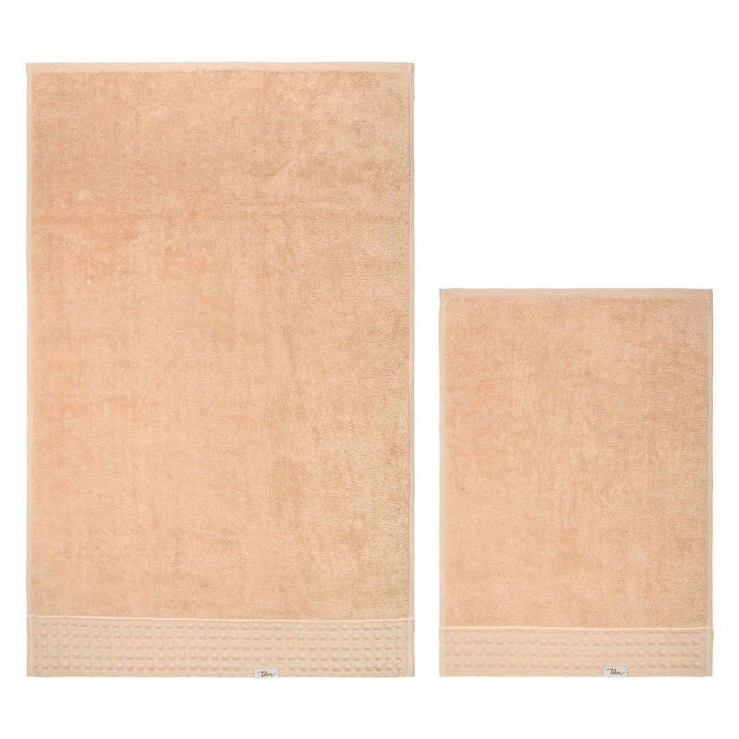 Thun Set 2 asciugamani Iconic Elegance, tortora - T10562461P00T
