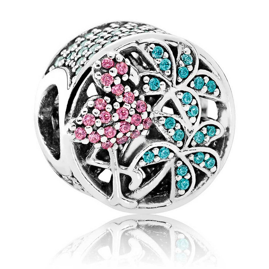 Charm Donna Pandora Fenicottero Tropicale - 792117CZS - Gioielleria De Patto