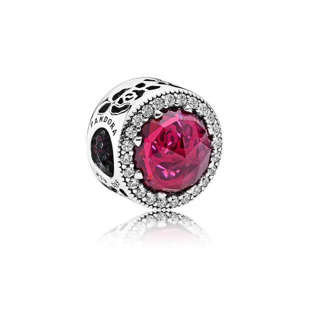 Charm Donna Pandora Disney, La Rosa Luminosa di Belle - 792140NCC - Gioielleria De Patto