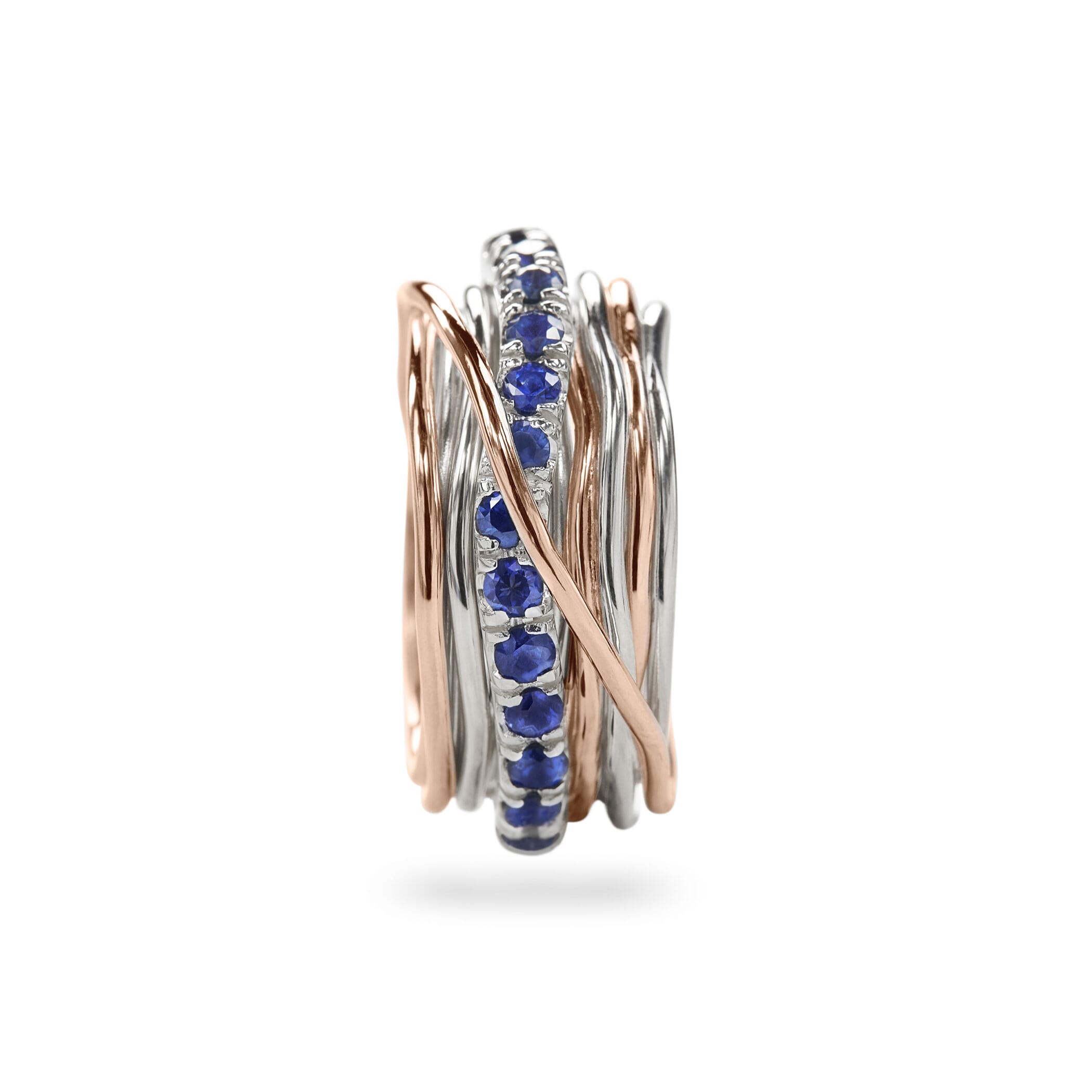 Anello Filodellavita Prezioso Collection 13 Fili Oro Rosa 9kt - AN113ARZB