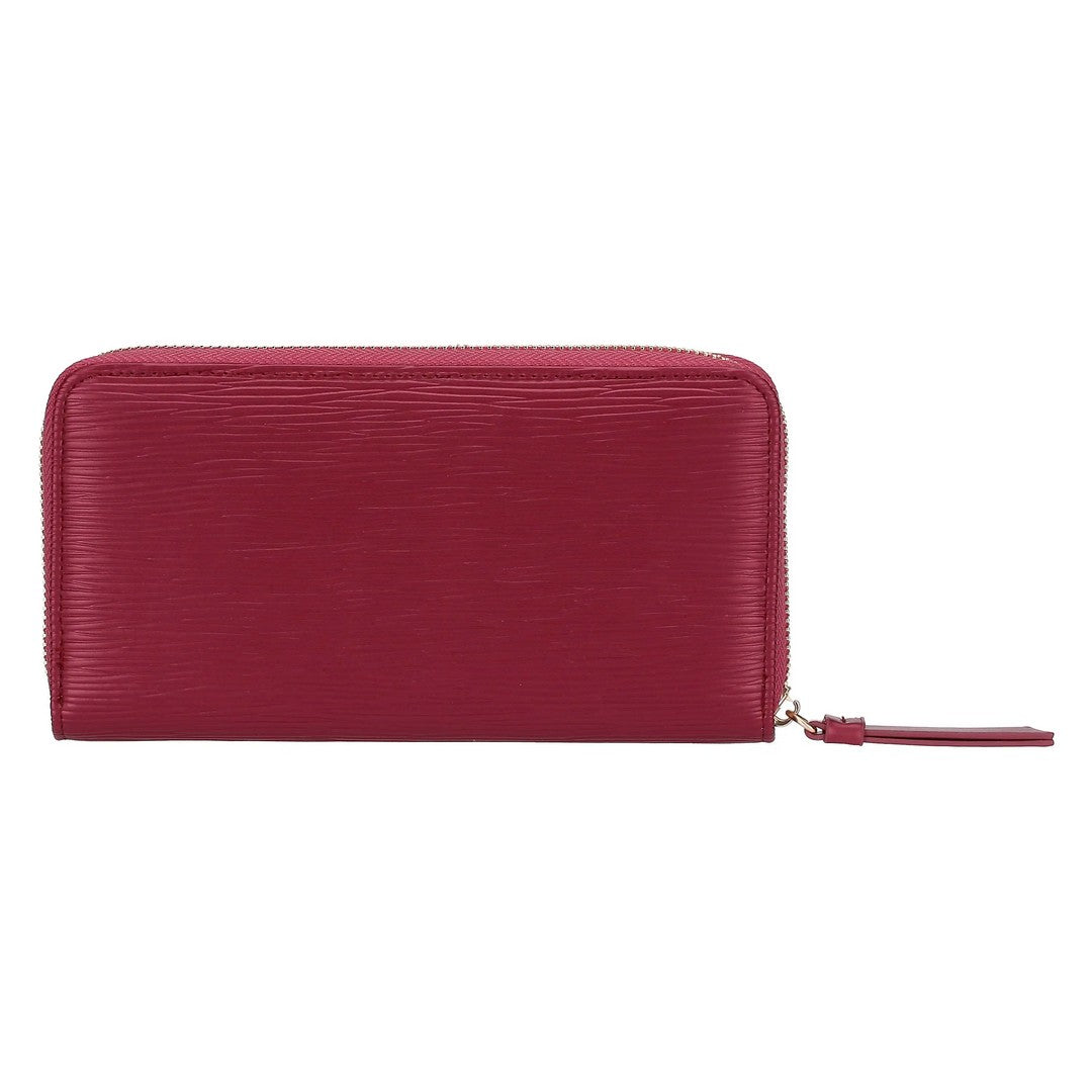 Thun Portafoglio con chiusura zip in ecopelle, cherry - T10784339P00
