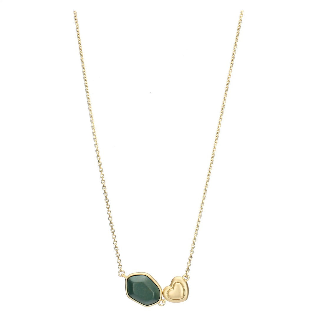 Thun Collana con pietra ceramica e cuore - T10796210P00