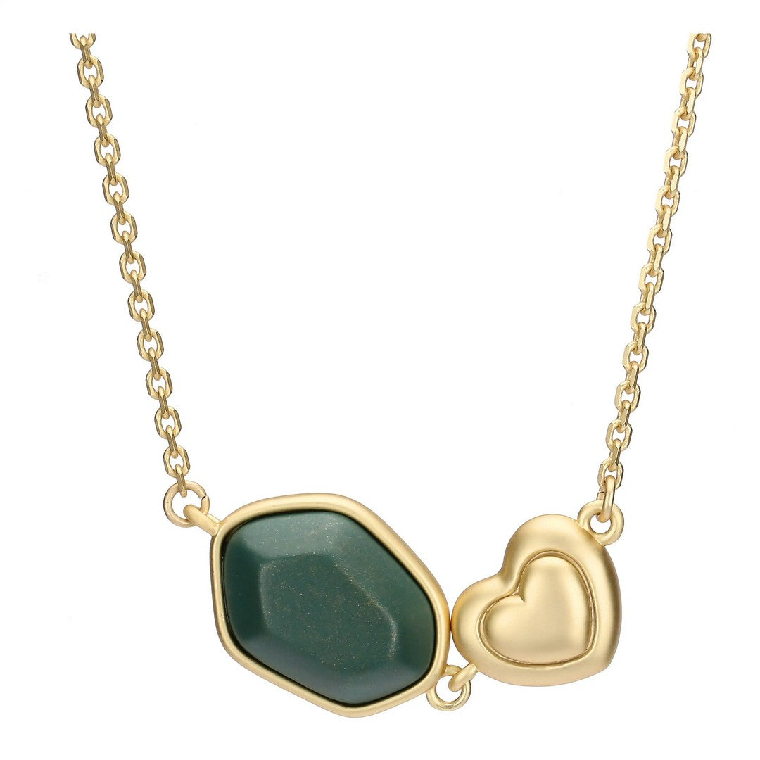 Thun Collana con pietra ceramica e cuore - T10796210P00