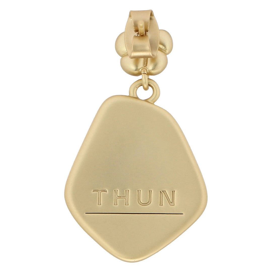 Thun Orecchini pendenti con pietra ceramica e fiore - T10790214P00