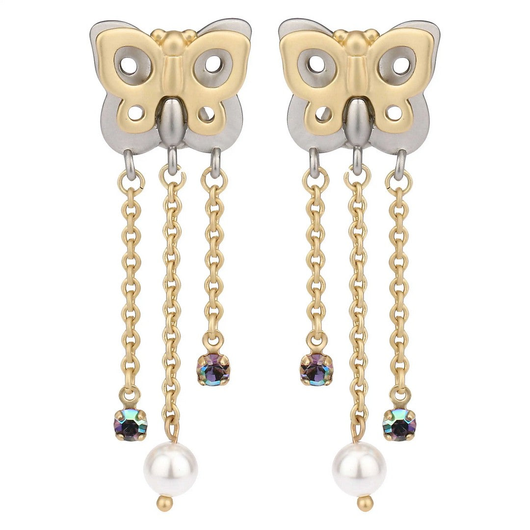 Thun Orecchini chunky con farfalla e catenine - T10809213P00
