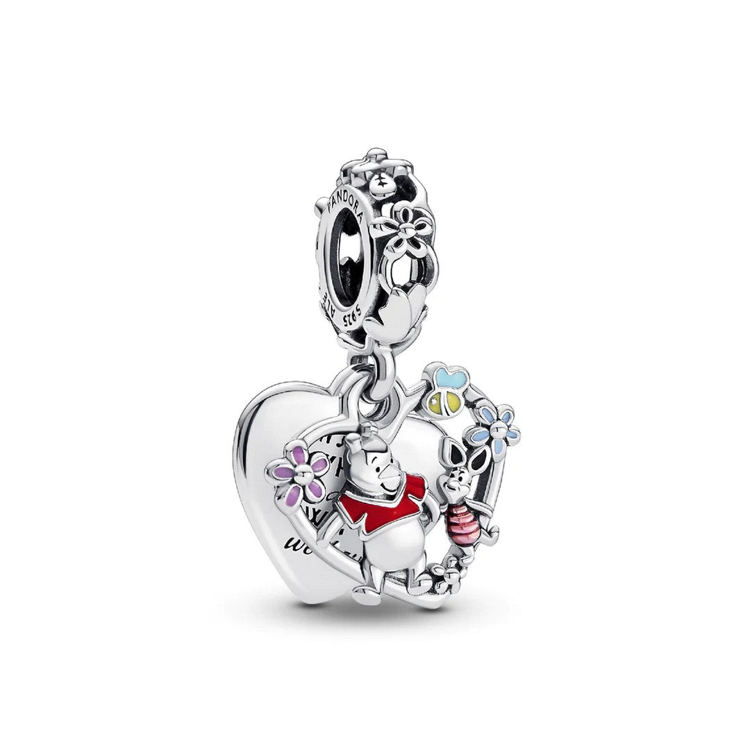 Charm Donna Pandora Disney, Winnie the Pooh, Pendente Winnie e Pimpi - 792214C01 - Gioielleria De Patto