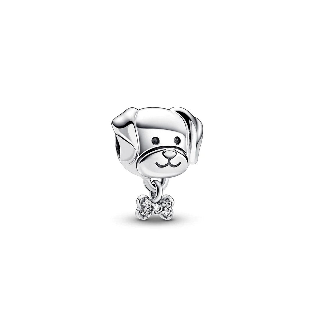Charm Donna Pandora Cagnolino con Osso - 792254C01 - Gioielleria De Patto