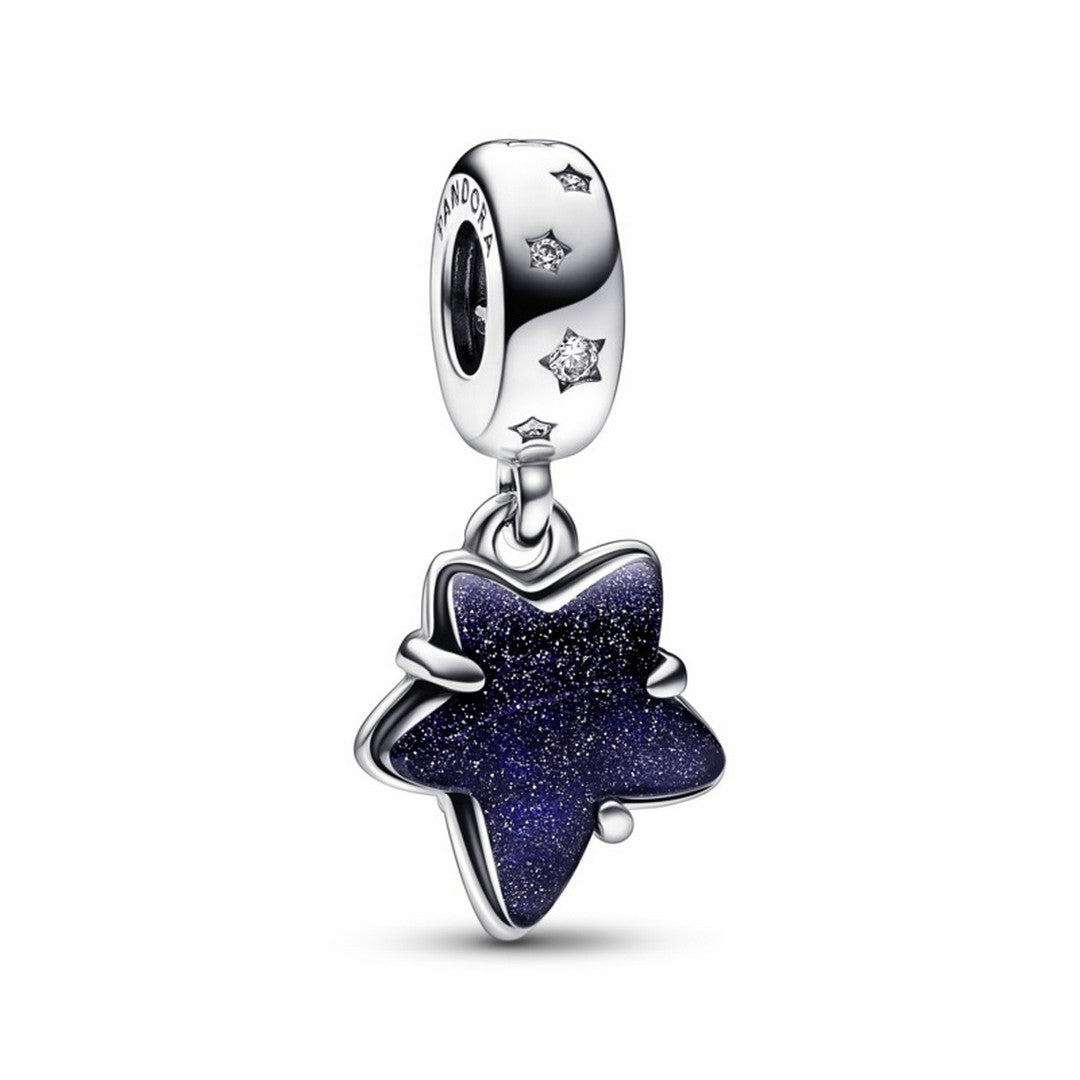 Pendente Donna Pandora Stella Blu Vetro di Murano - 792368C01 - Gioielleria De Patto
