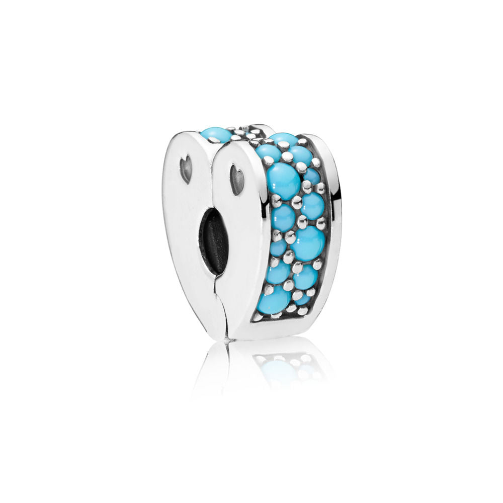 Charm Donna Pandora Archi dAmore Azzurri - 797227NYA - Gioielleria De Patto