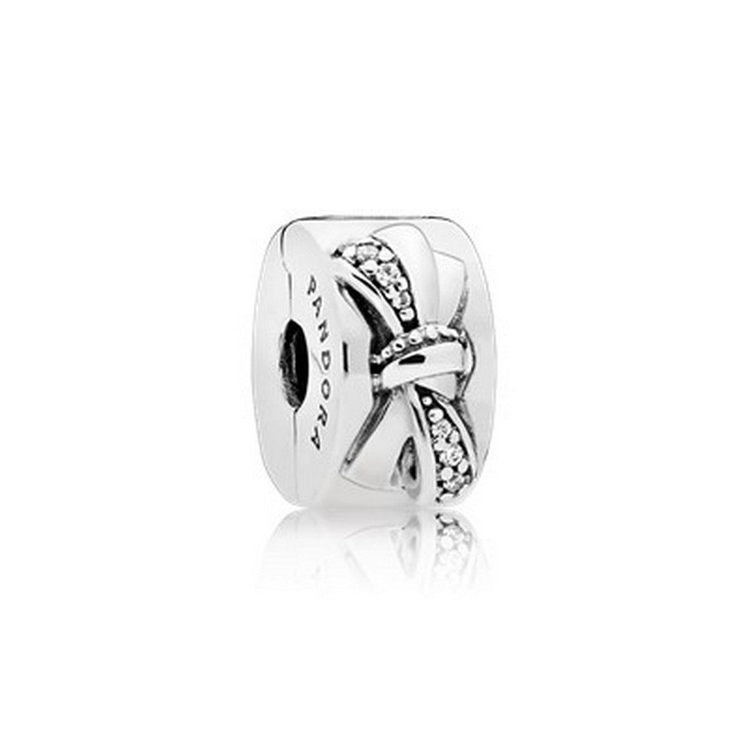 Charm Donna Pandora Fiocco Luminoso - 797304CZ - Gioielleria De Patto