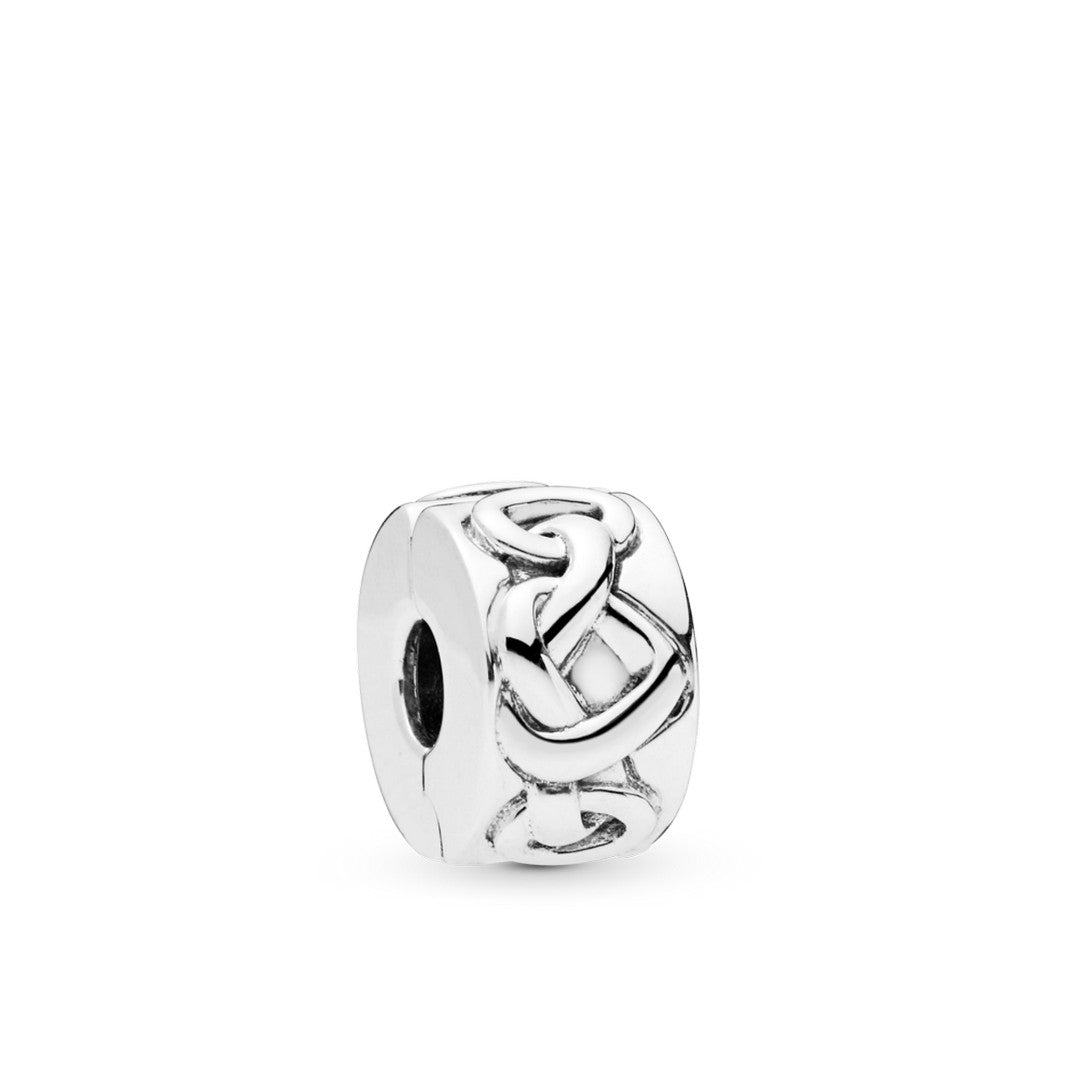 Charm Donna Pandora Clip Cuori Intrecciati - 798035 - Gioielleria De Patto