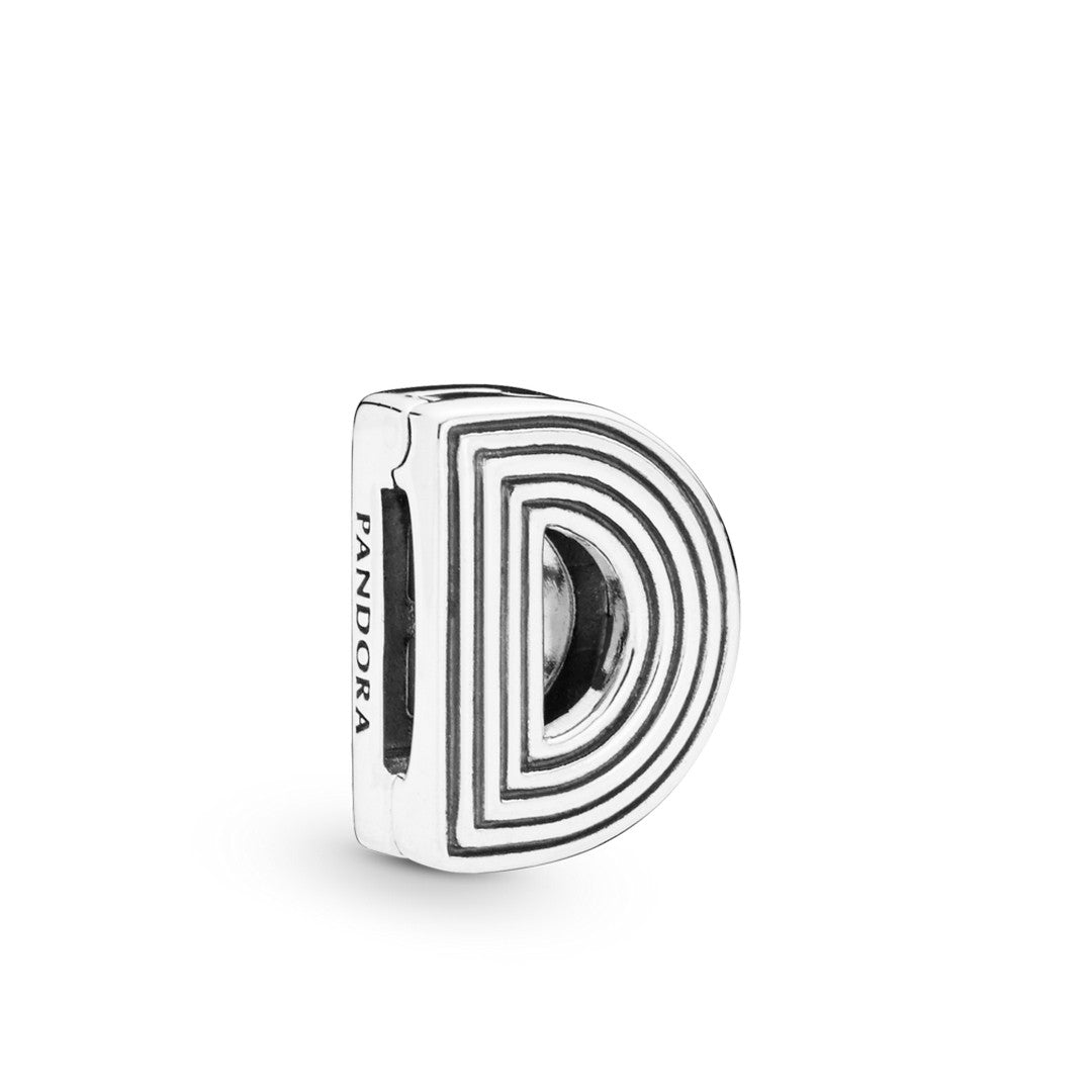 Charm Donna Pandora Lettera D Reflexions - 798200 - Gioielleria De Patto