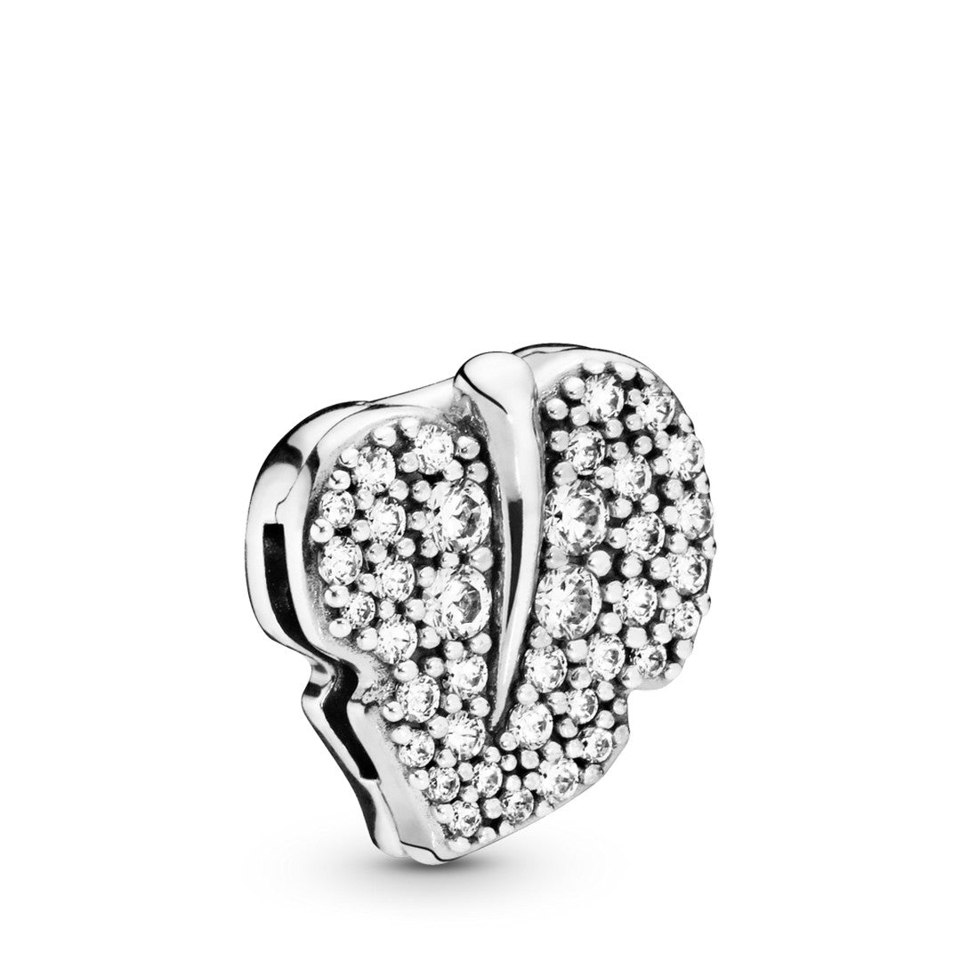 Charm Donna Pandora Foglia Scintillante - 798293CZ - Gioielleria De Patto