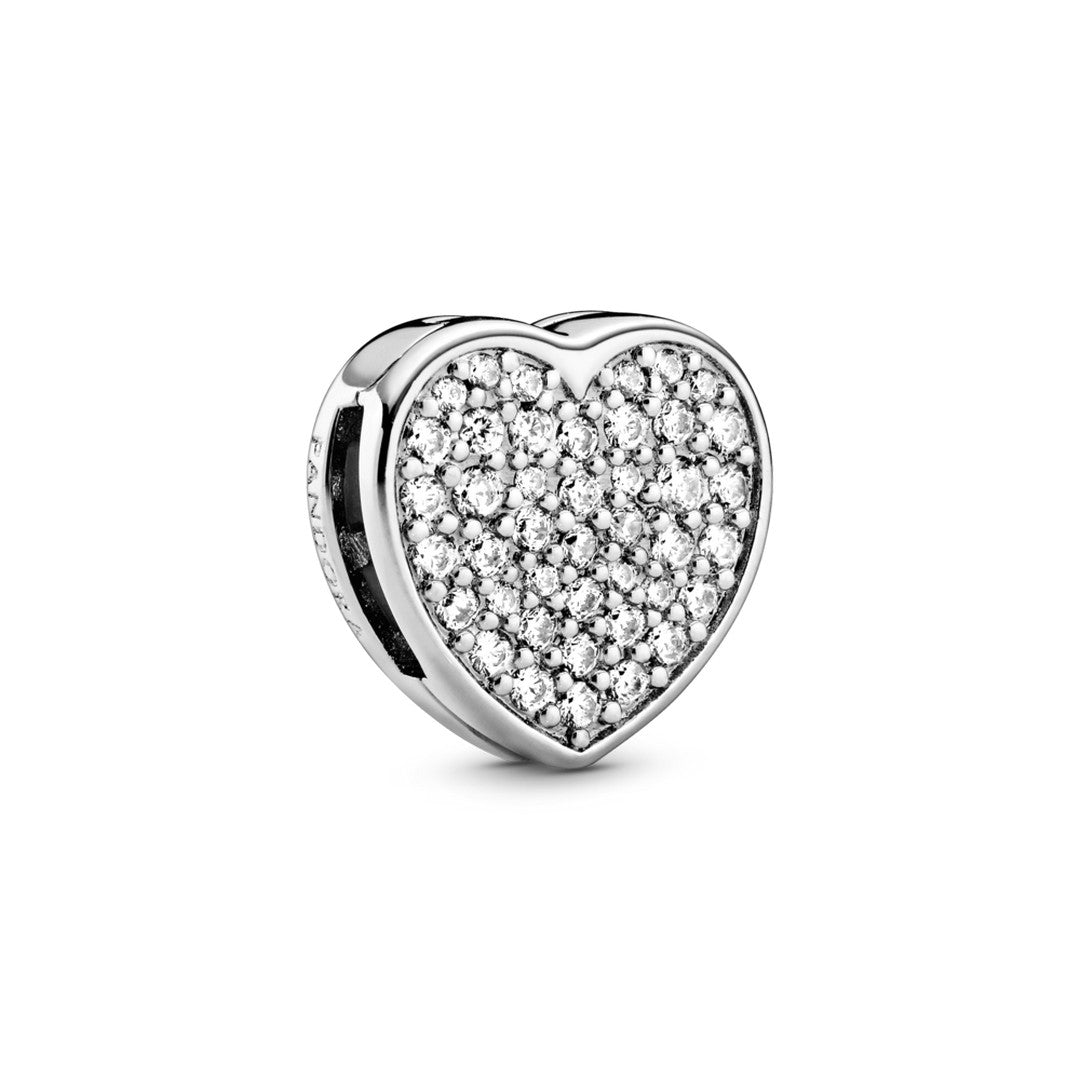 Charm Donna Pandora Cuore Pavè Reflexions - 798684C01 - Gioielleria De Patto