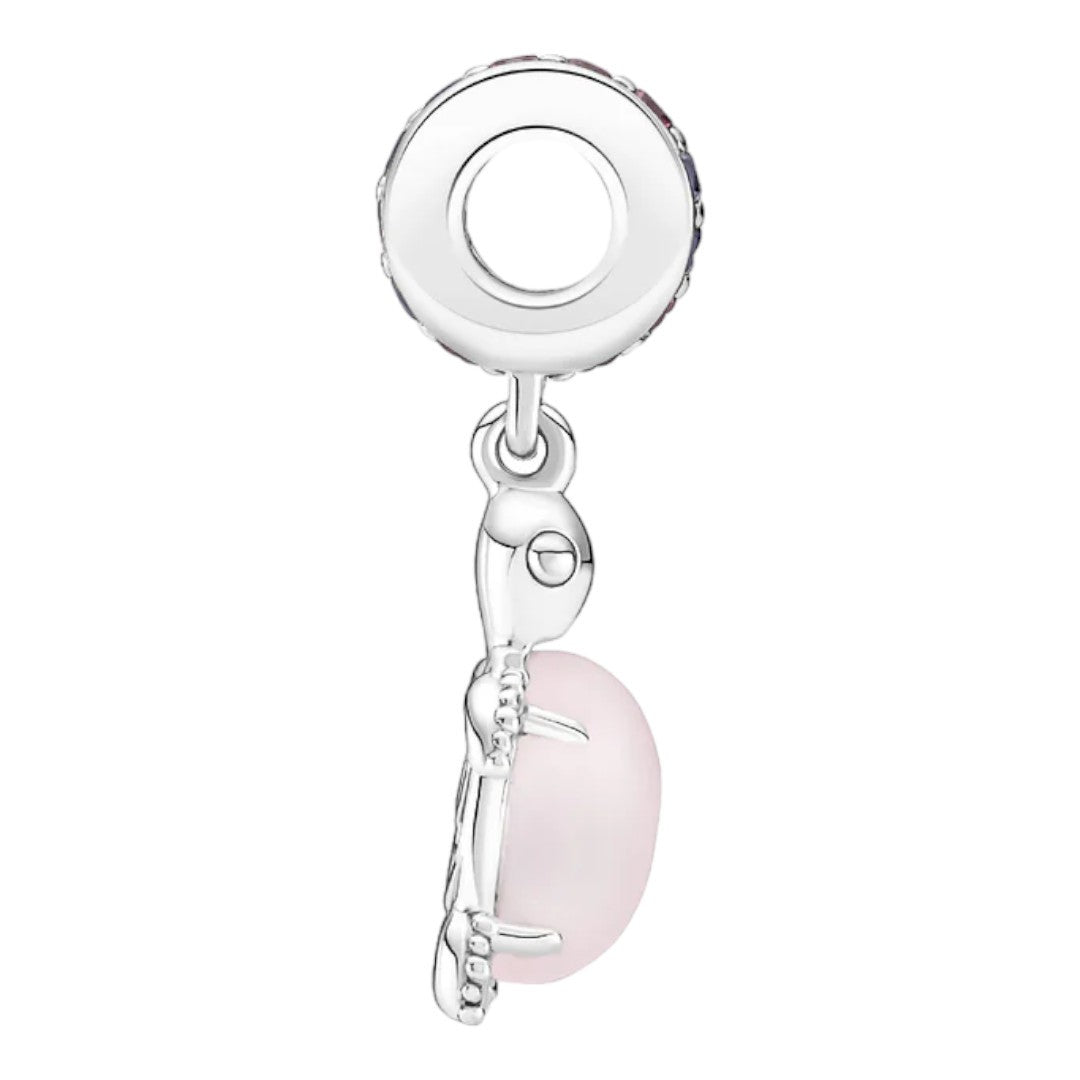 Pendente Donna Pandora Tartaruga Marina Rosa Vetro di Murano - Pendente - Gioielleria De Patto
