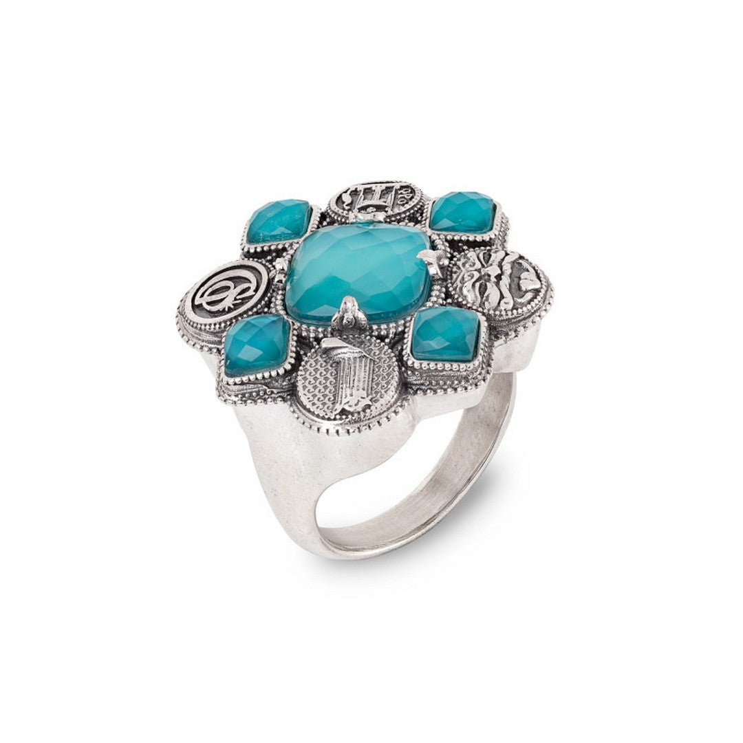 Anello Donna Gerardo Sacco con simboli magnogreci