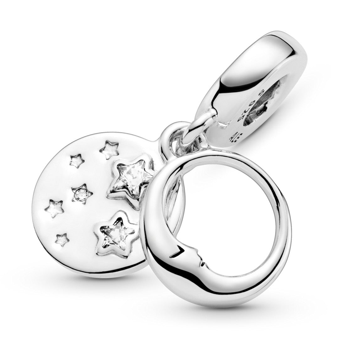 Pendente Donna Pandora Luna e Stelle - 799242C01 - Gioielleria De Patto