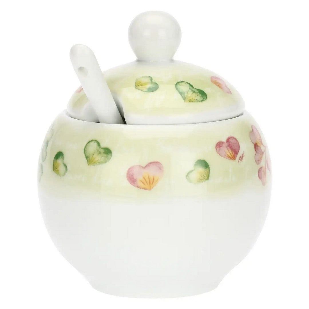 Thun Zuccheriera con cucchiaino Cuori in fiore - T11043400P00