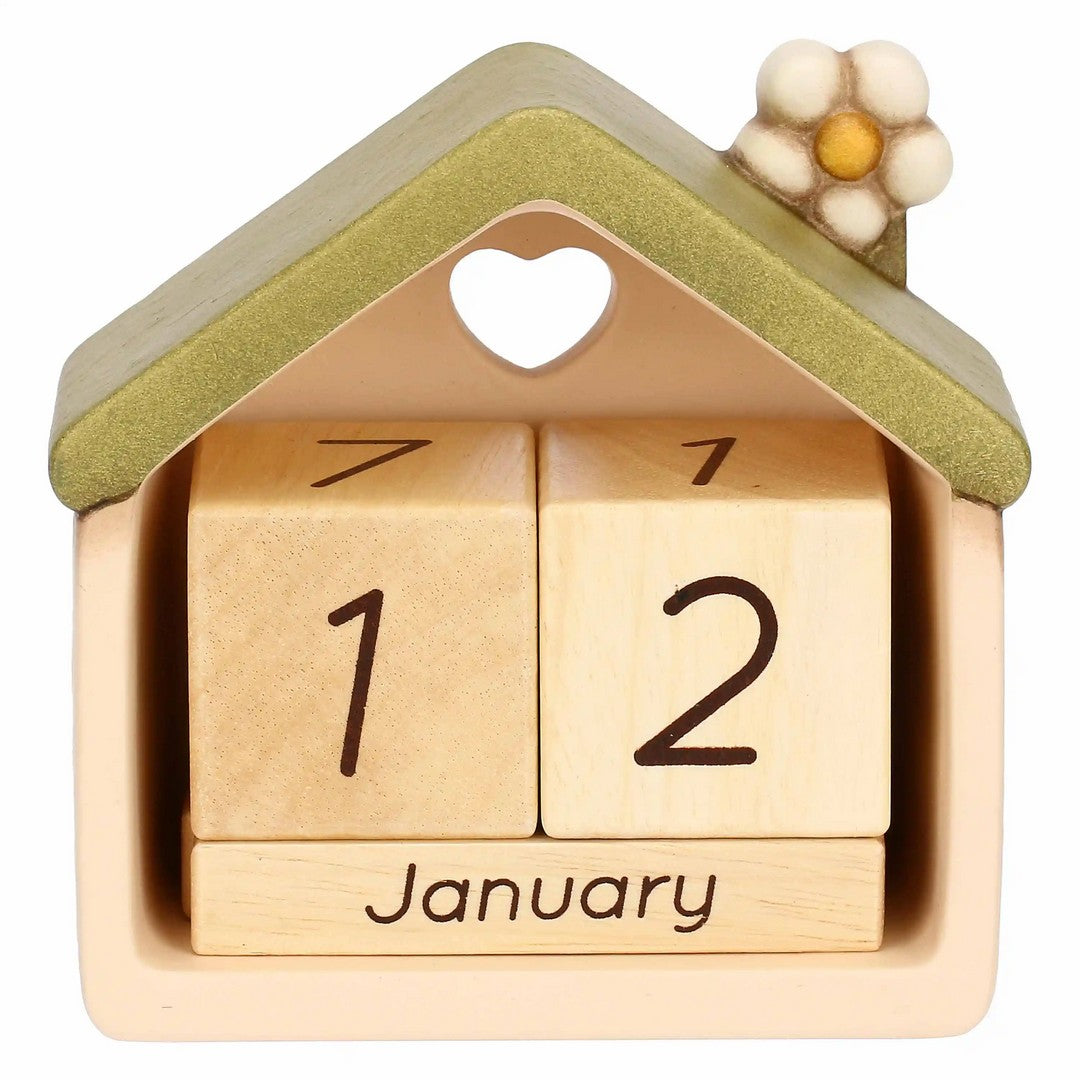 Thun Calendario da tavolo in ceramica Country Bloom - T10507269H90