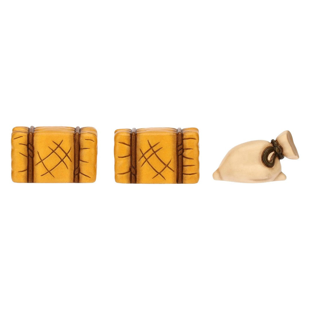 Thun Set sacco e balle di fieno in ceramica Presepe Classico - T10381282A91
