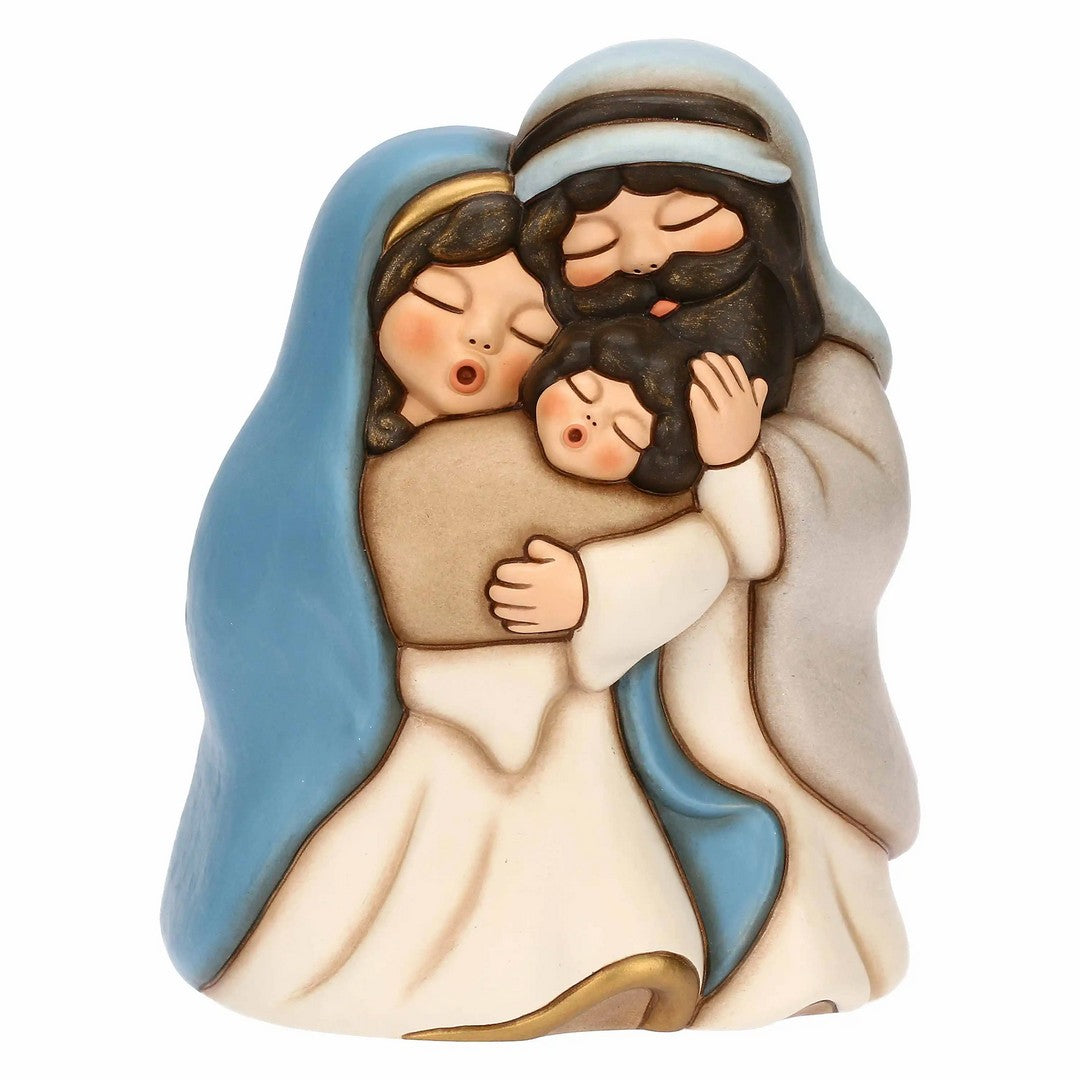 Thun Sacra Famiglia in ceramica con campana in vetro - T10640283H90
