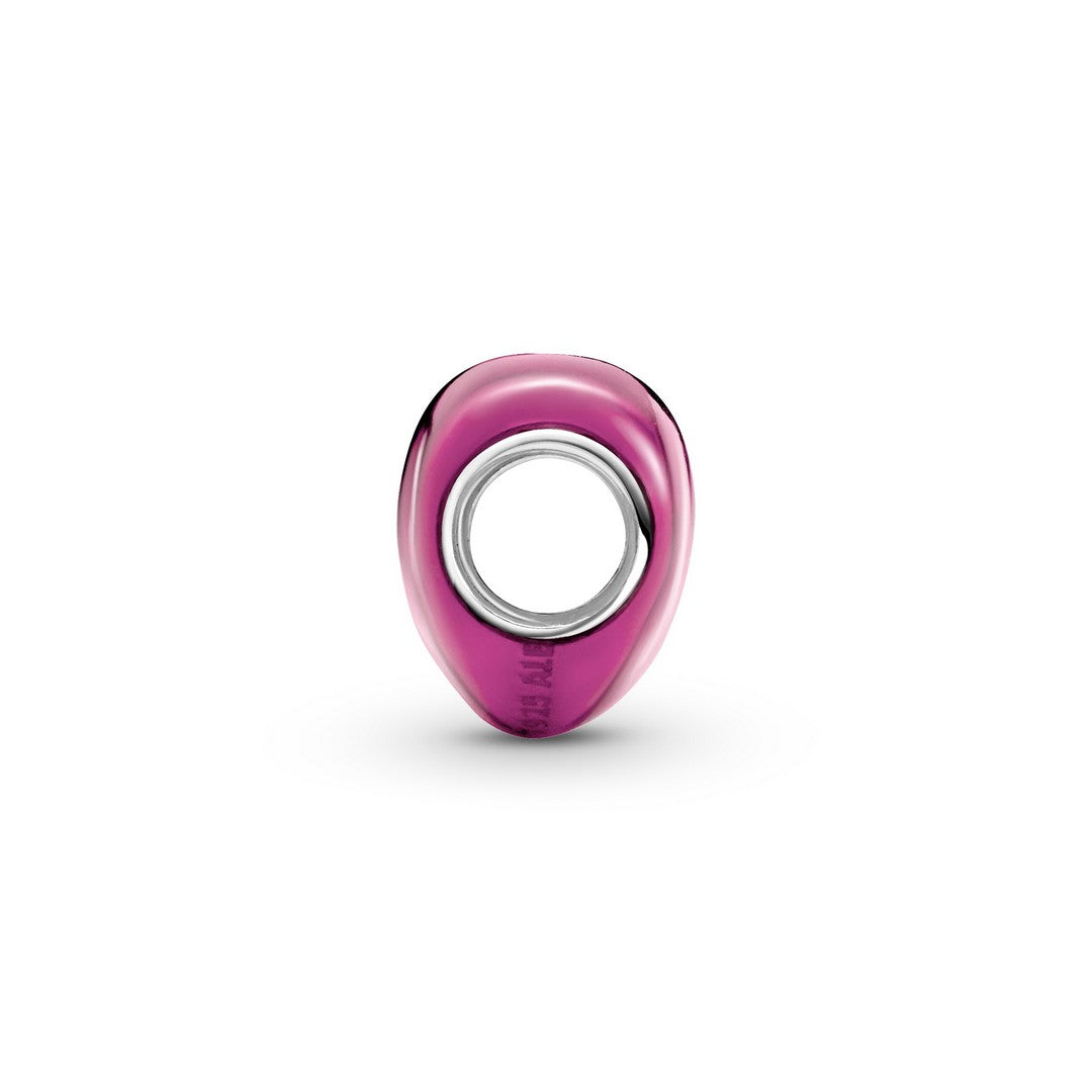 Charm Donna Pandora Cuore Metallico Rosa - 799291C03 - Gioielleria De Patto