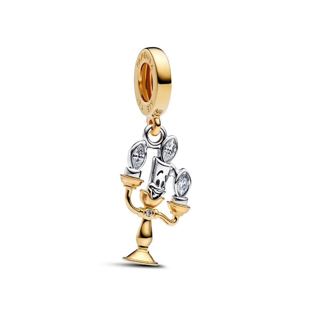 Charm Donna Pandora Disney, La Bella e la Bestia, Pendente Lumiere - 763985C01