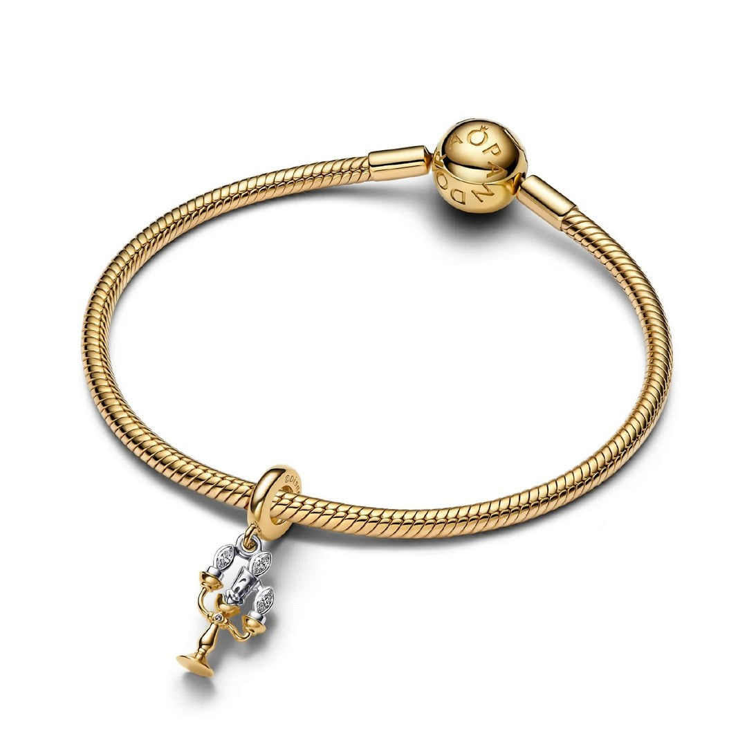 Charm Donna Pandora Disney, La Bella e la Bestia, Pendente Lumiere - 763985C01