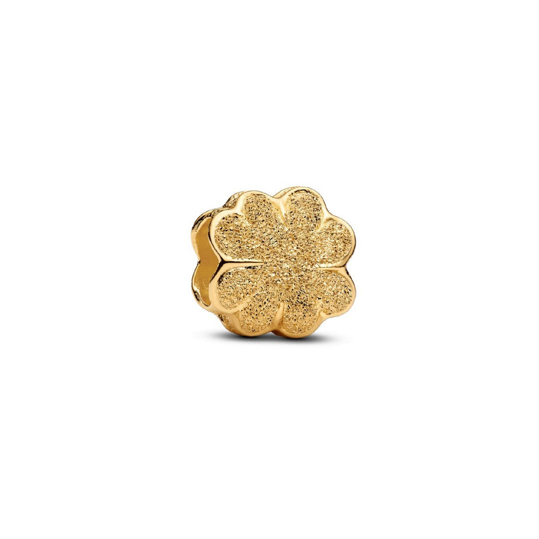 Charm Donna Pandora Mini Charm Quadrifoglio effetto diamantato - 764047C00