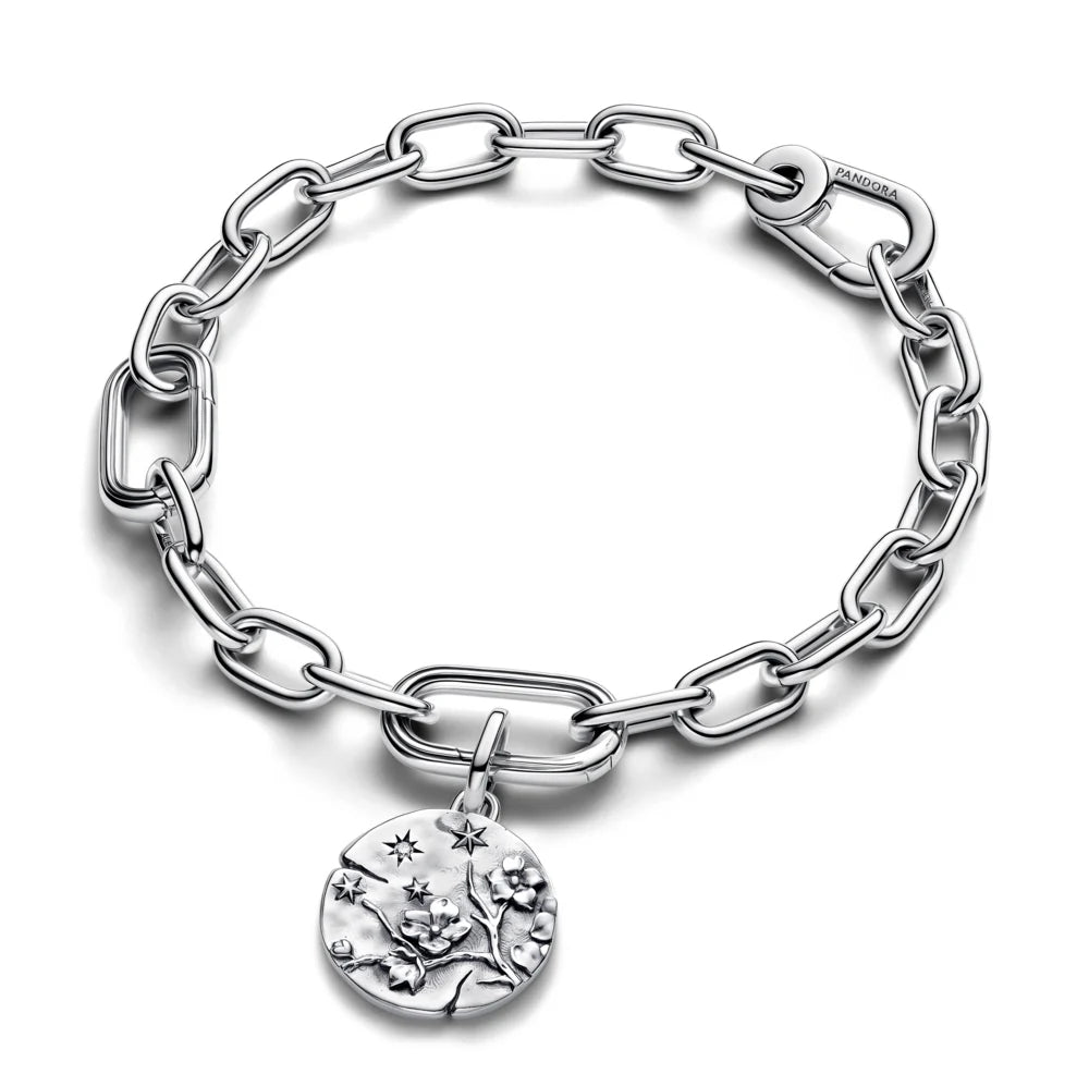 Charm Donna Pandora Medallion Fiore di Ciliegio "Vivat Floreat" - 794085C01