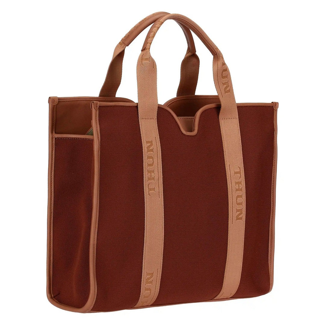 Thun Borsa shopping in ecopelle, piccola - T10263347P00