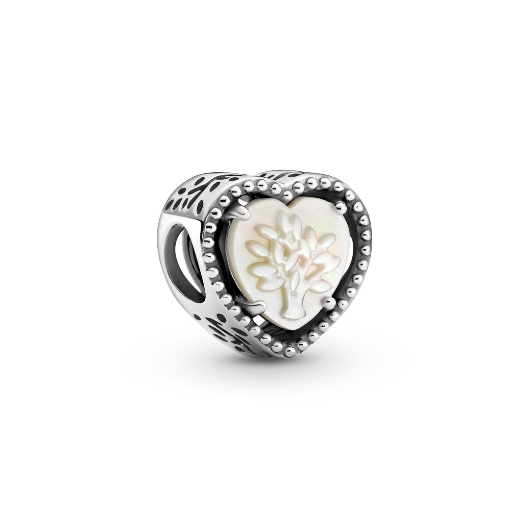 Charm Donna Pandora Cuore e Albero della Famiglia - 799413C01 - Gioielleria De Patto