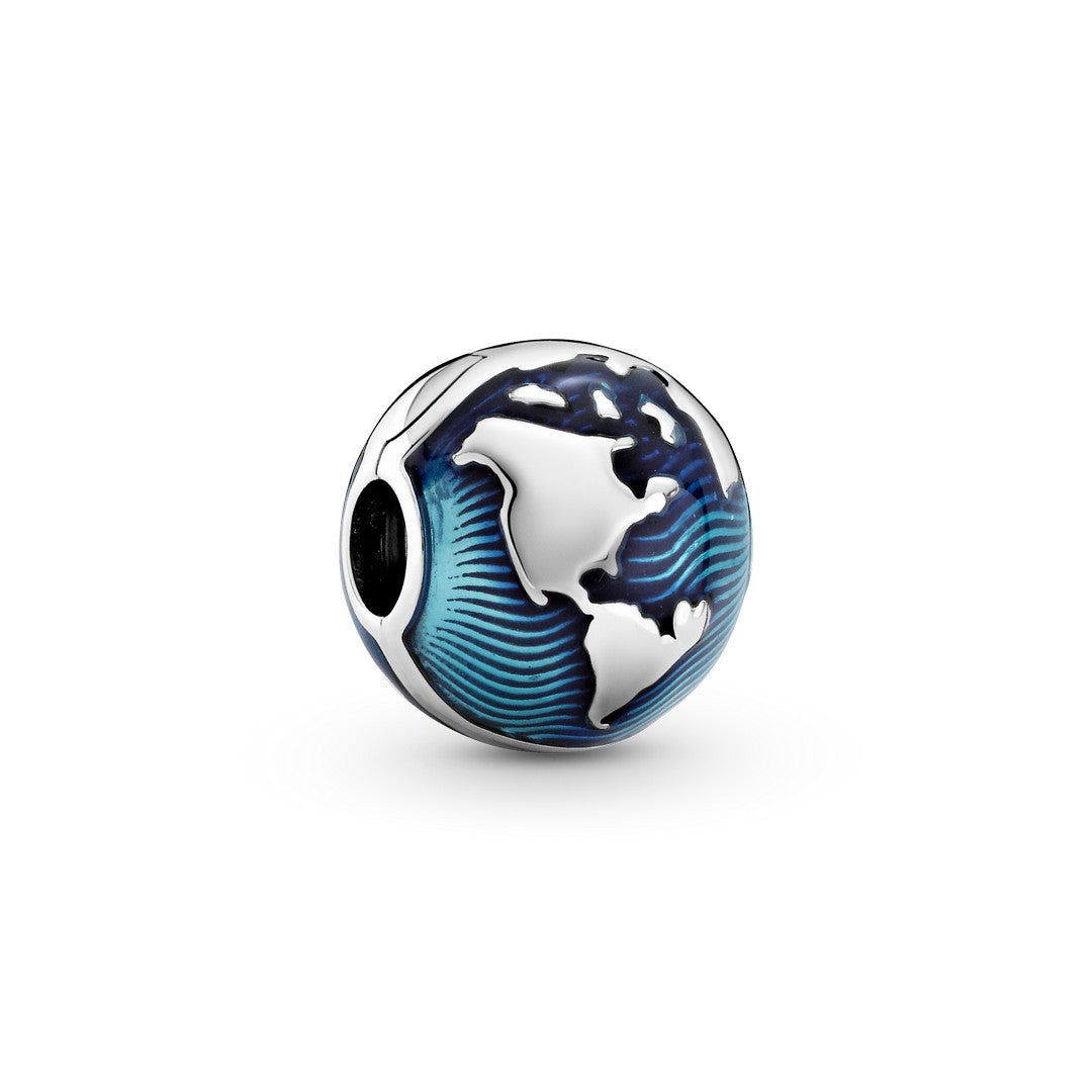 Clip Donna Pandora Globo Blu - 799429C01 - Gioielleria De Patto