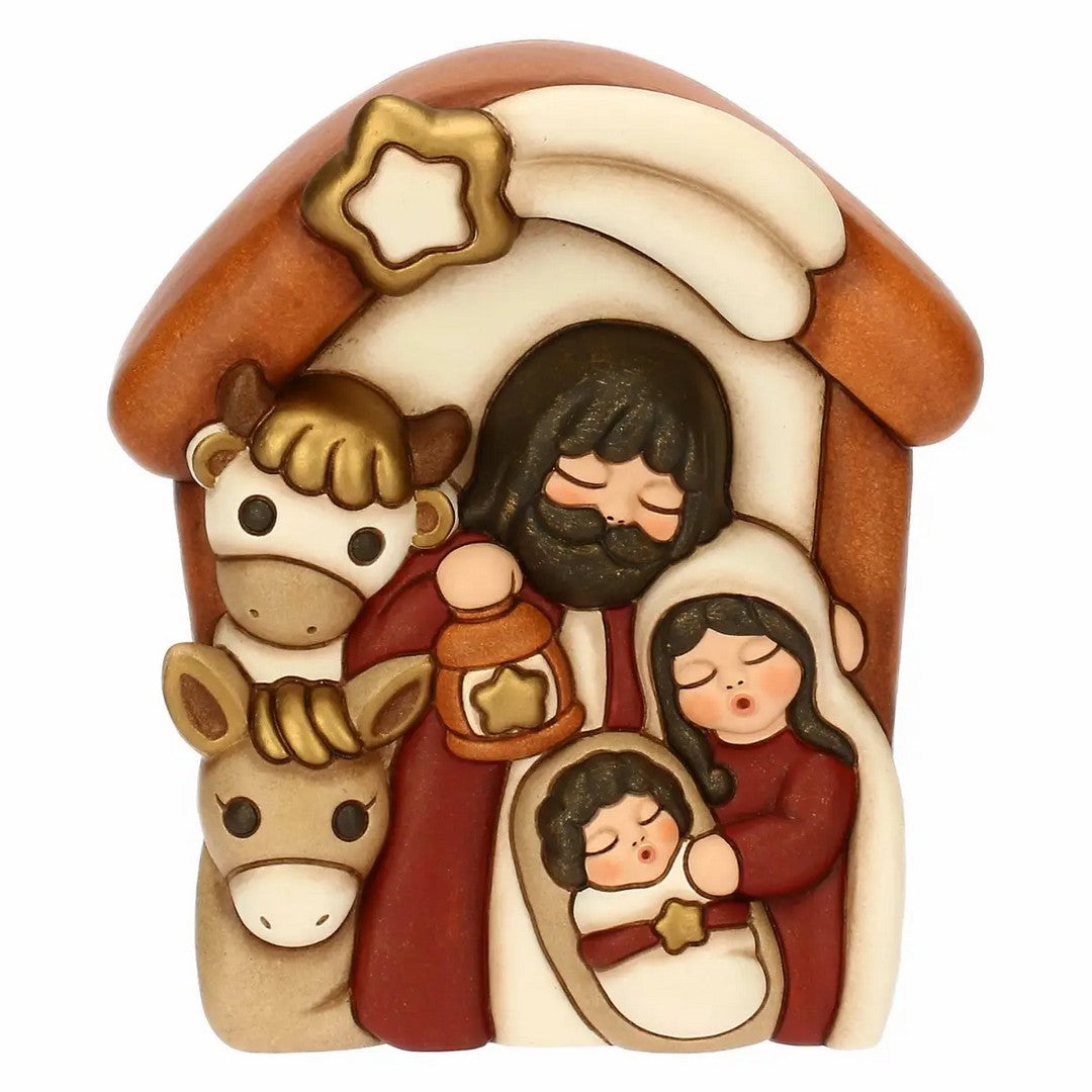 Thun Formella Sacra Famiglia in ceramica - T10495251A82