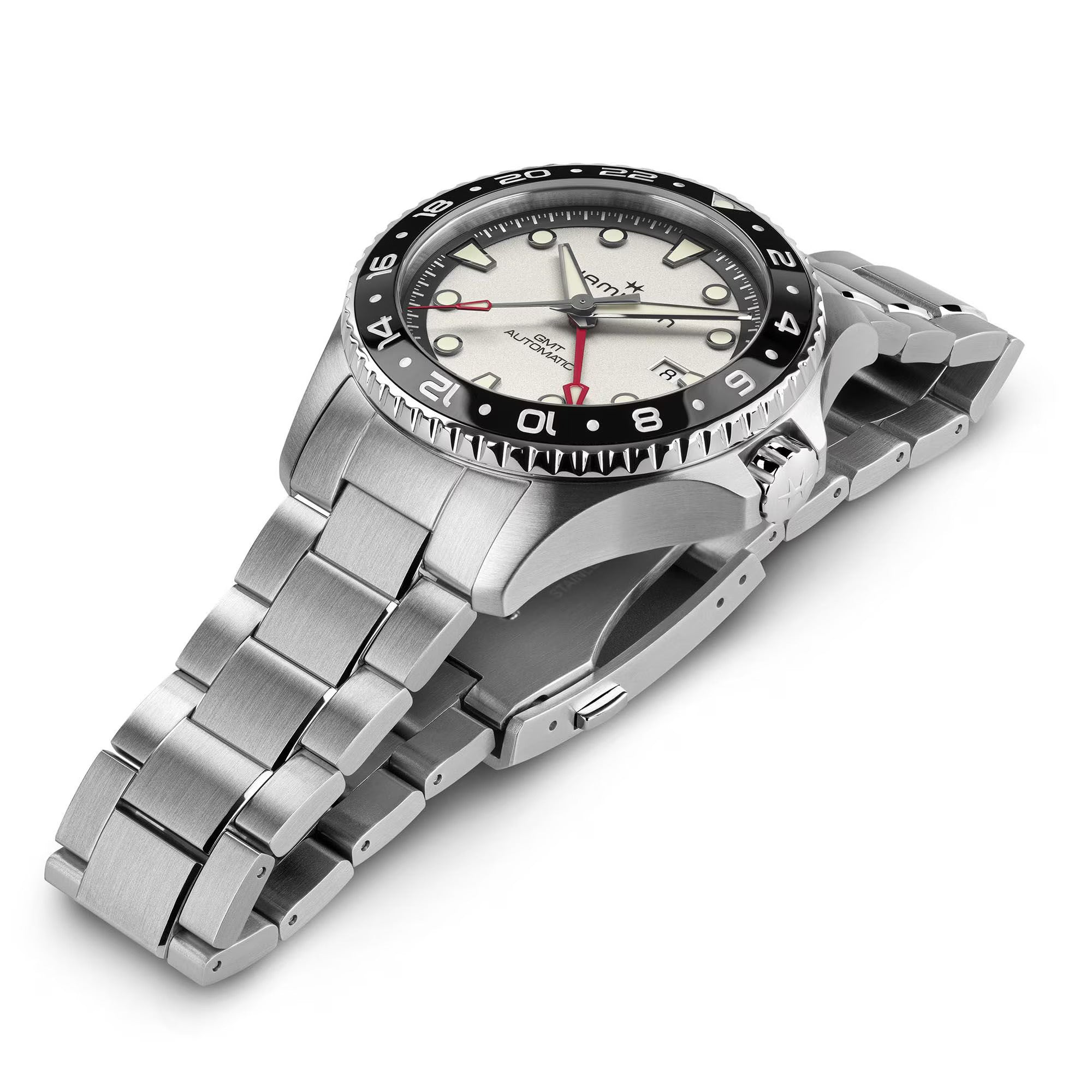 Hamilton Orologio Uomo Khaki Navy Scuba GMT Automatic 43mm - h82555150