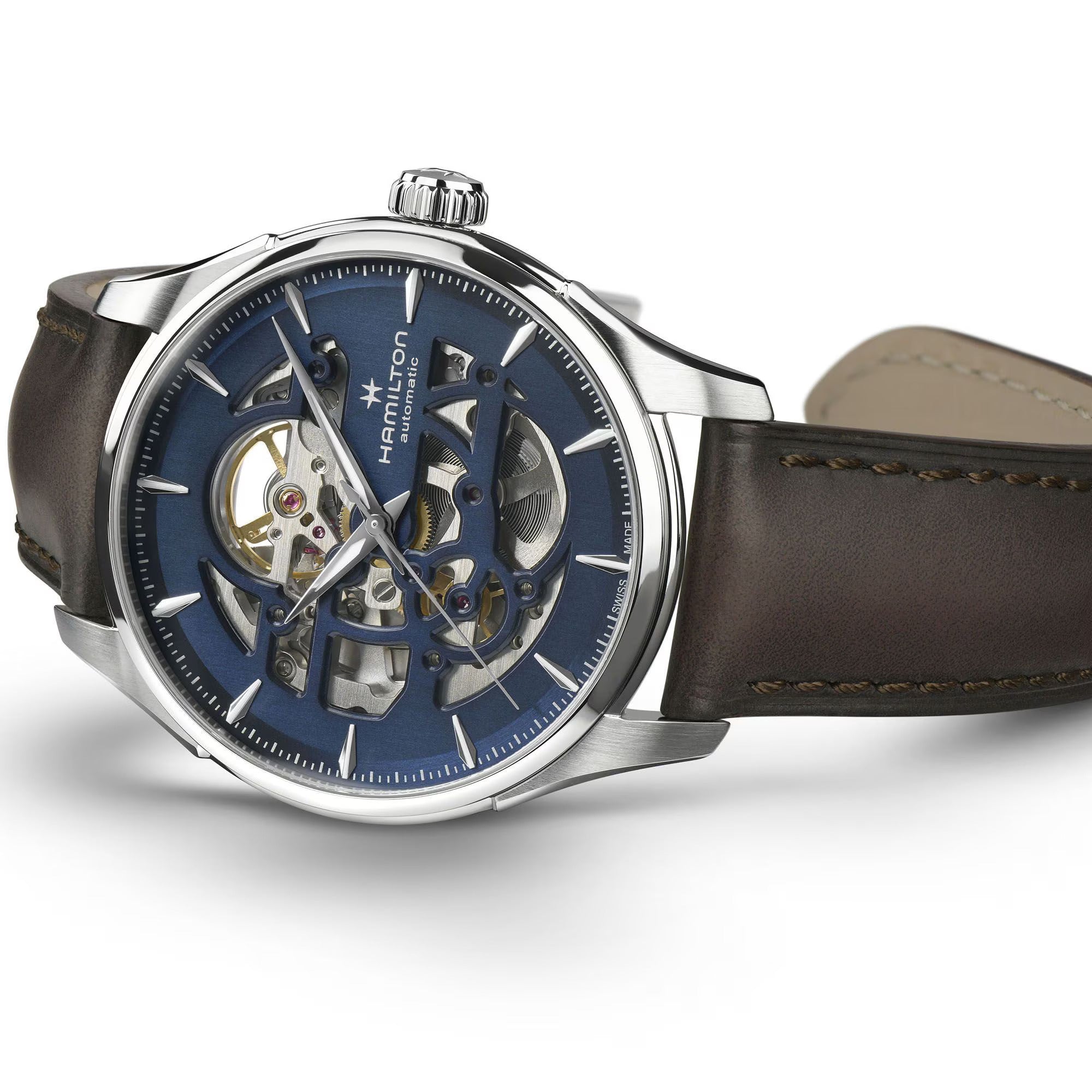 Hamilton Orologio Uomo Jazzmaster Skeleton Auto - h42535541