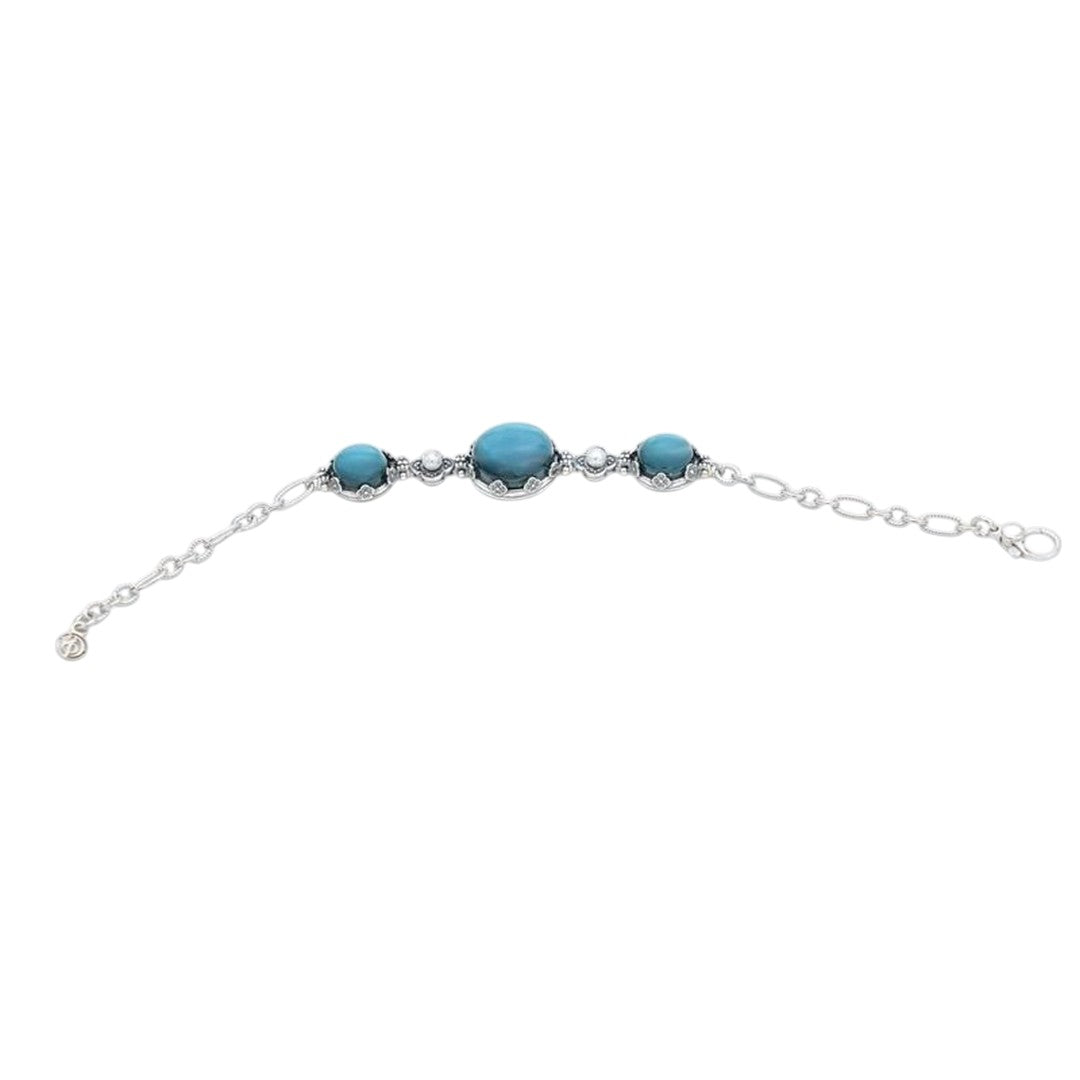 Bracciale Donna Gerardo Sacco Con Pietra verde taglio liscio Ninfea Chiusa - 27933VE