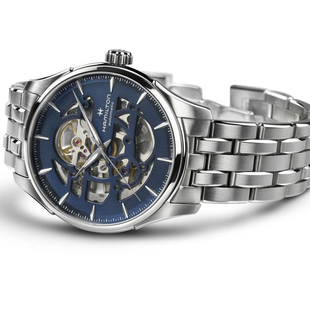 Hamilton Orologio Uomo Jazzmaster Skeleton Auto - H42535141